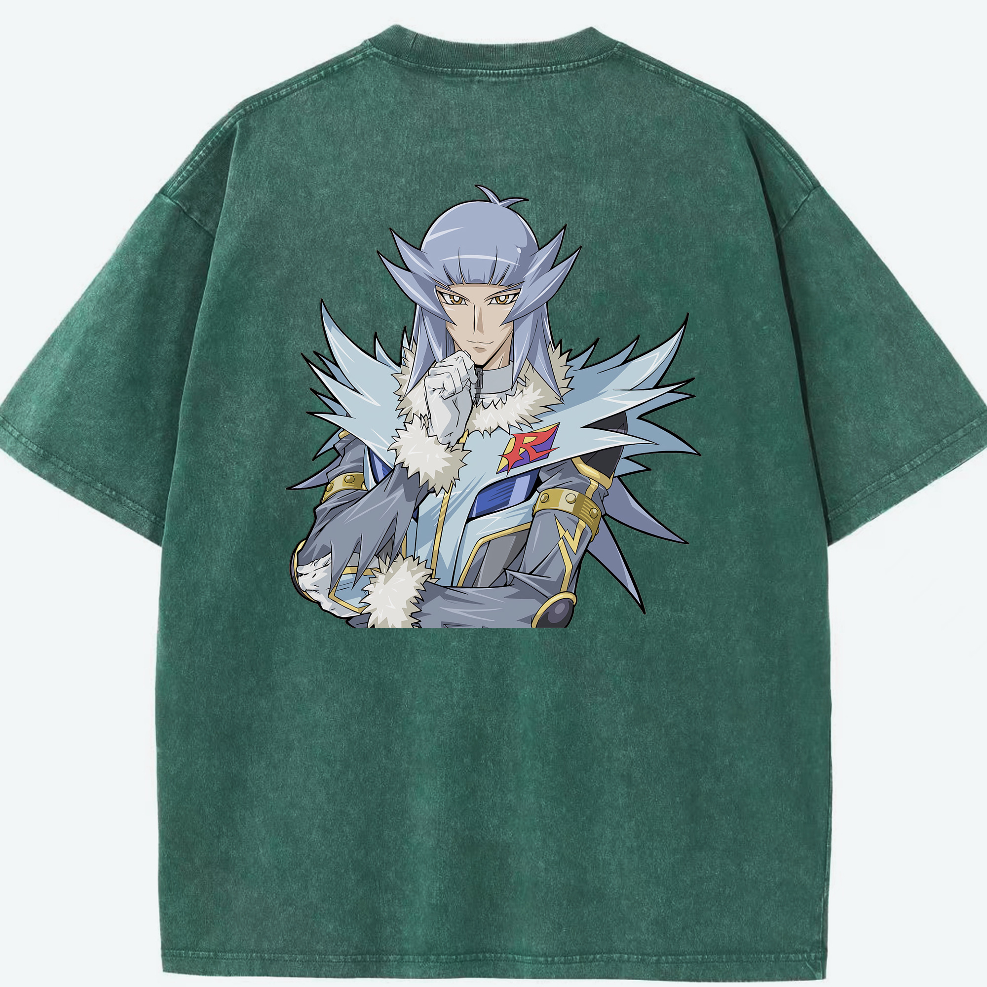 （画像用） 遊☆戯☆王 Yu-Gi-Oh! 綿100% ヴィンテージ風 半袖Tシャツ（背面プリント）